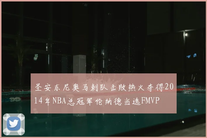 圣安东尼奥马刺队击败热火夺得2014年NBA总冠军伦纳德当选FMVP