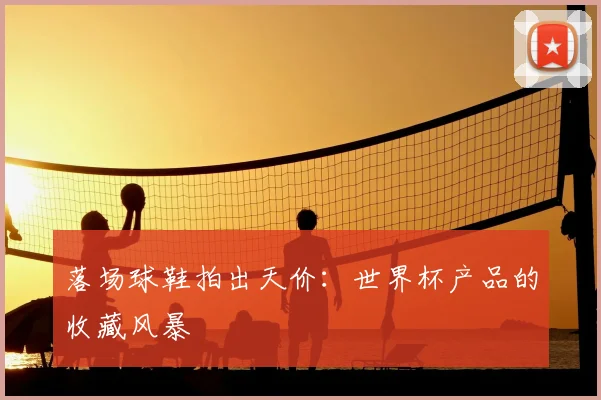 落场球鞋拍出天价:世界杯产品的收藏风暴