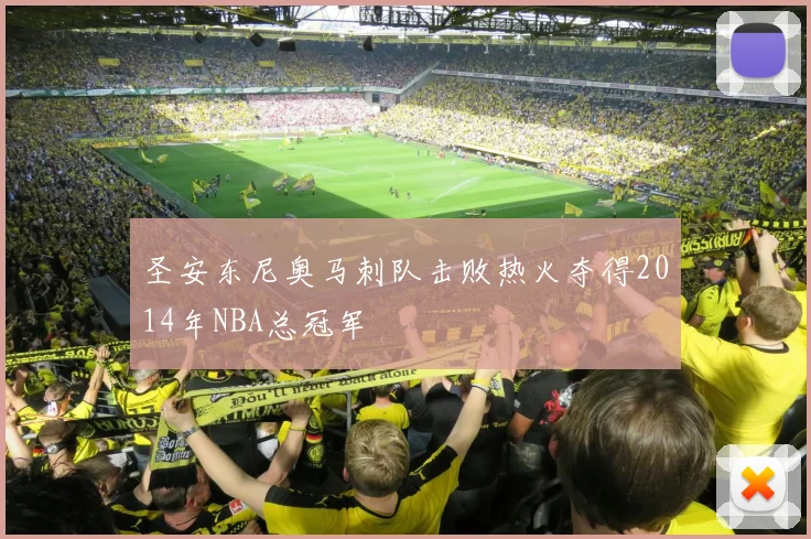 圣安东尼奥马刺队击败热火夺得2014年NBA总冠军